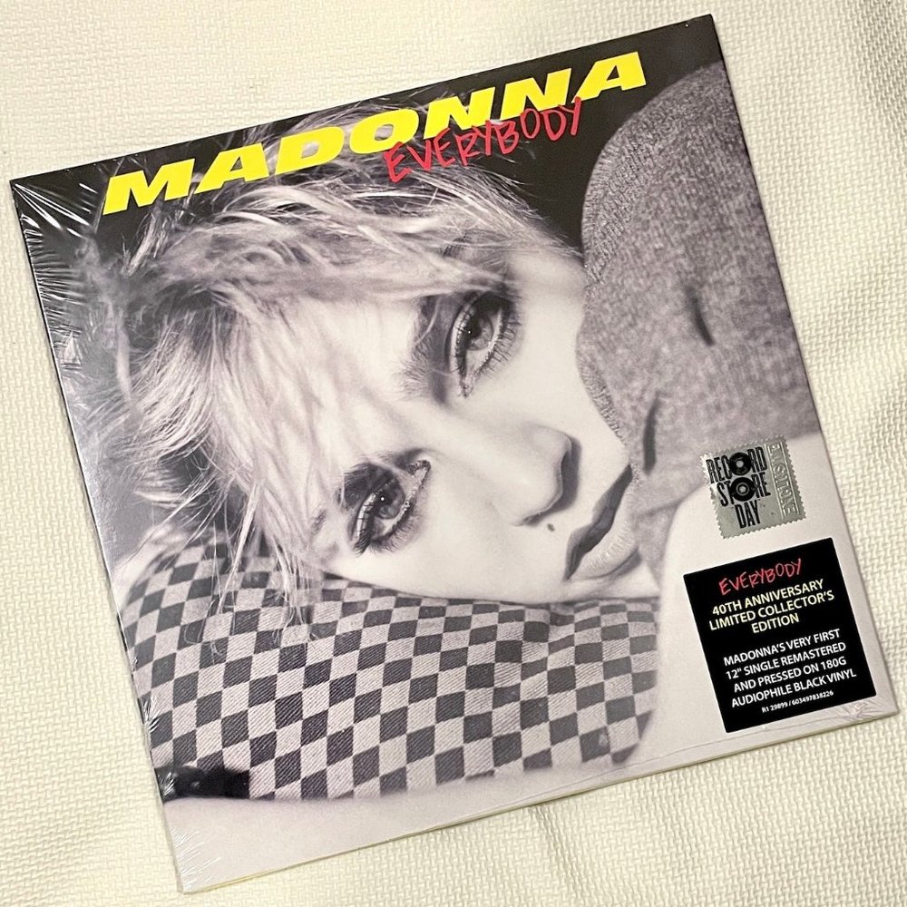🆕 MADONNA ~ EVERYBODY 12" RECORD ~ 40th ANNIVERSARY LIMITED COLLECTORS EDITION